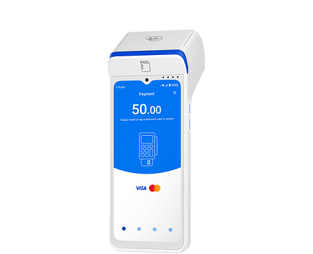 myPOS Ultra portable Android card machine with built-in receipt printer
